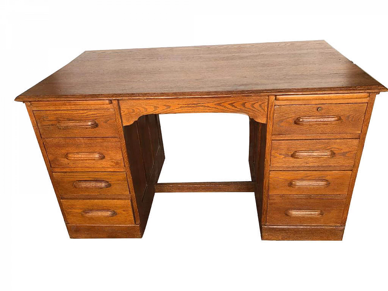 French oak Art Deco writing desk, 1940s 1106546