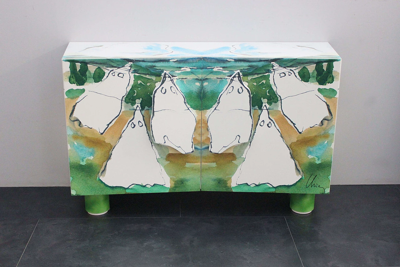 Sideboard I Fantasmini by Sandro Chia for Cleto Munari, 2008 1106806