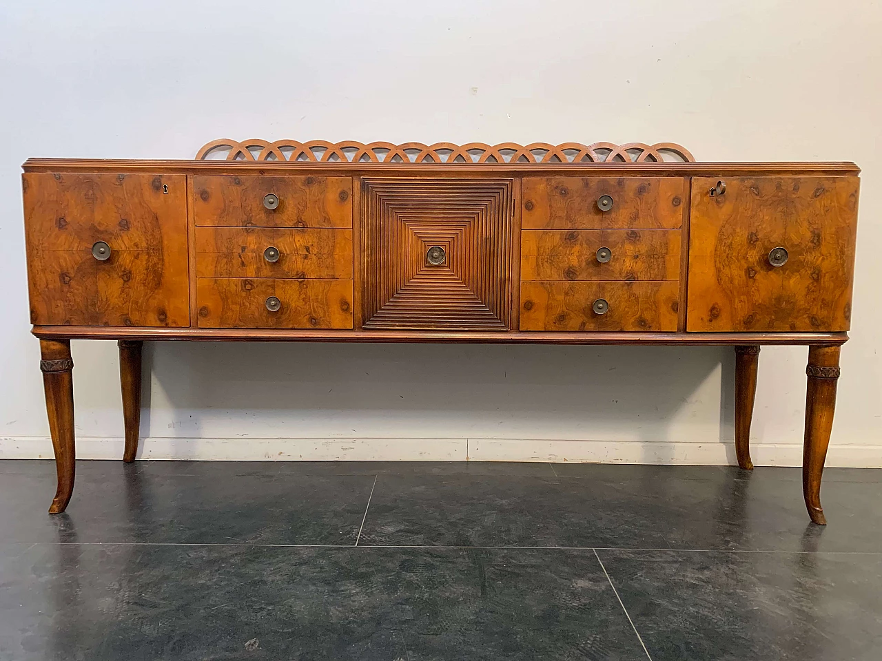 Mid-century Italian sideboard or credenza with drawers, Italy, 50s 1106830