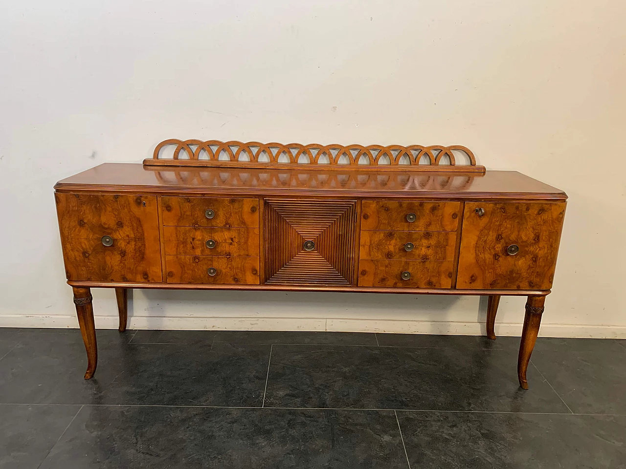 Mid-century Italian sideboard or credenza with drawers, Italy, 50s 1106831