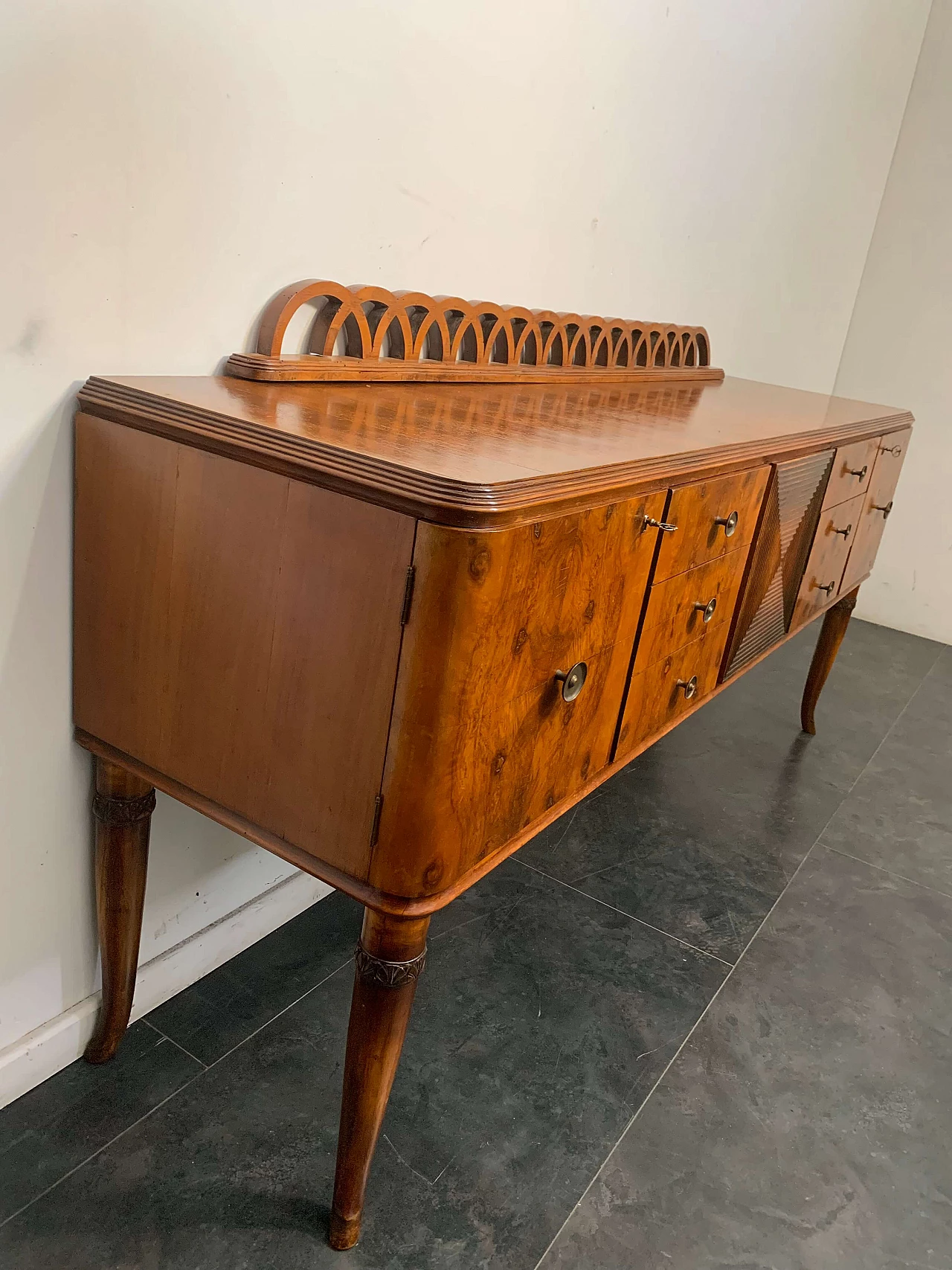 Mid-century Italian sideboard or credenza with drawers, Italy, 50s 1106833