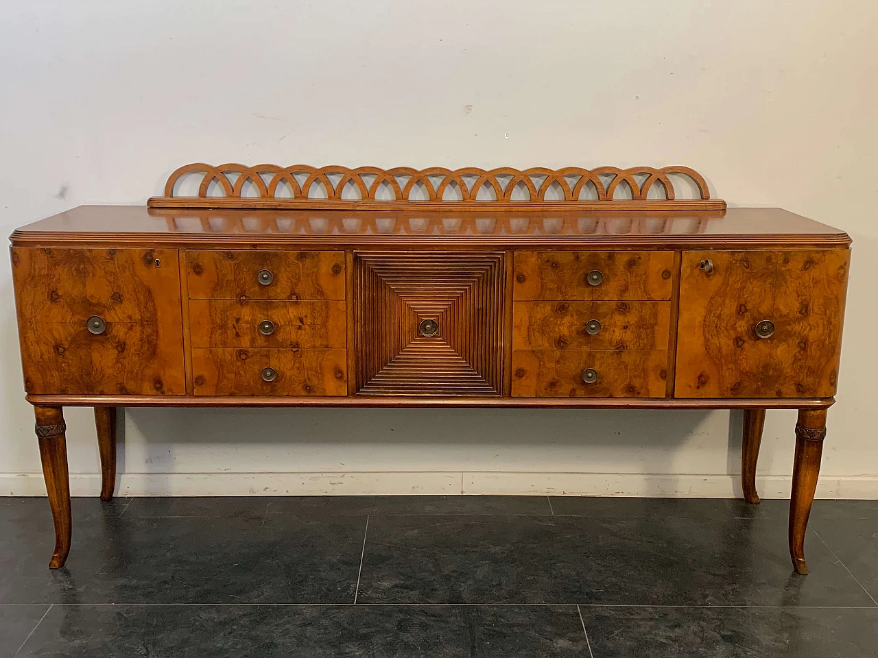 Mid-century Italian sideboard or credenza with drawers, Italy, 50s 1106834