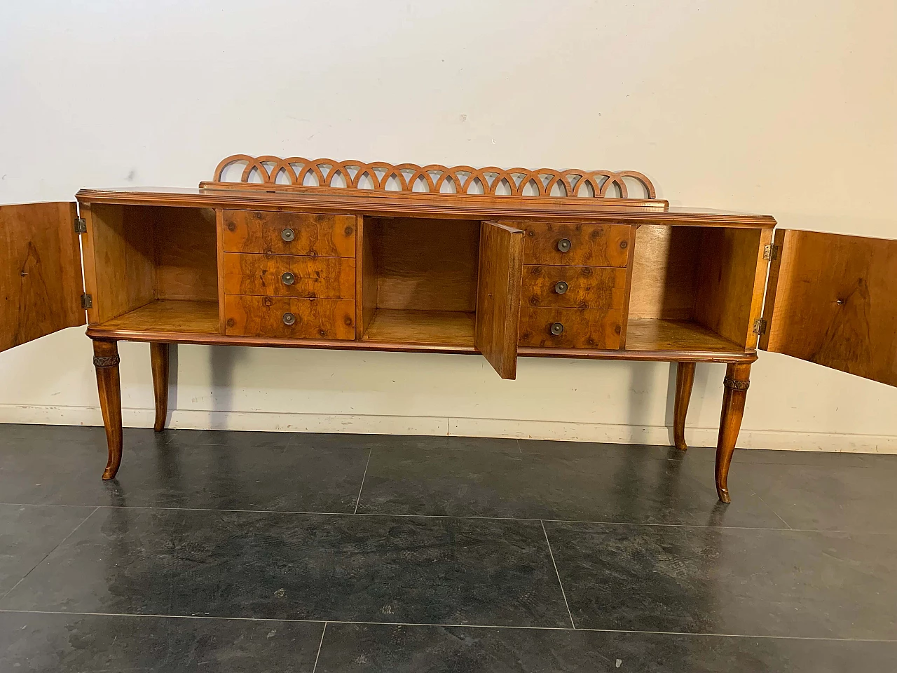Mid-century Italian sideboard or credenza with drawers, Italy, 50s 1106843