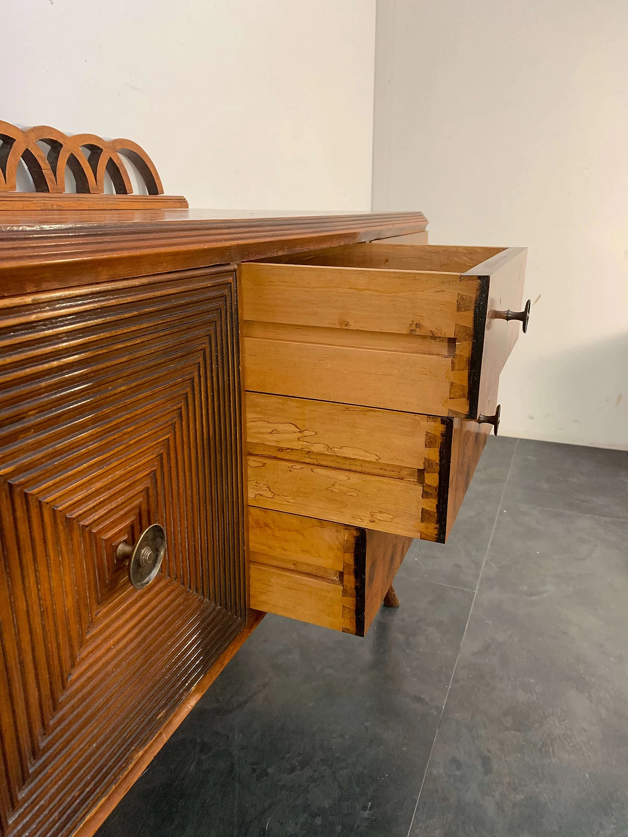 Mid-century Italian sideboard or credenza with drawers, Italy, 50s 1106844