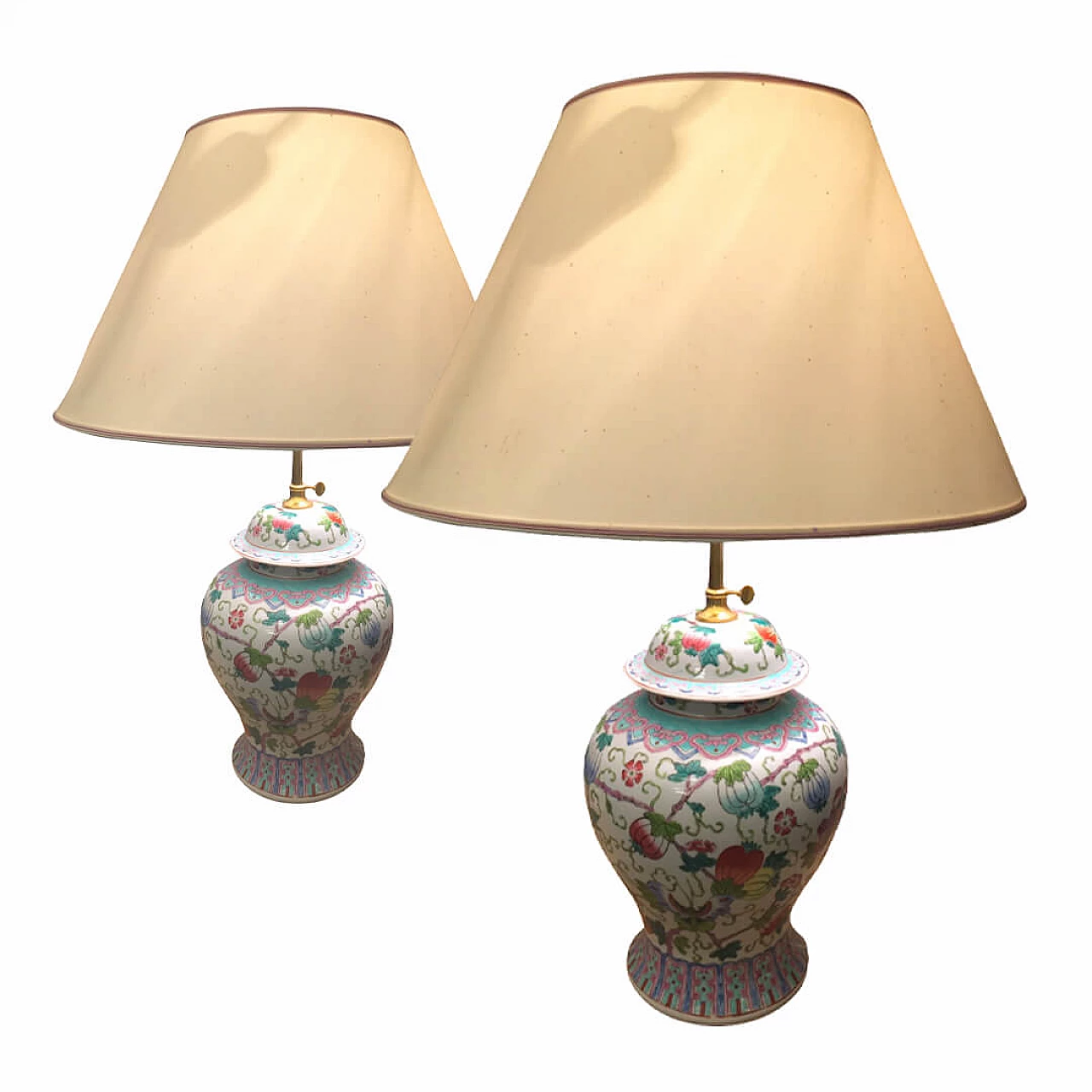Pair of chinoiserie table lamps, 1960s 1107221