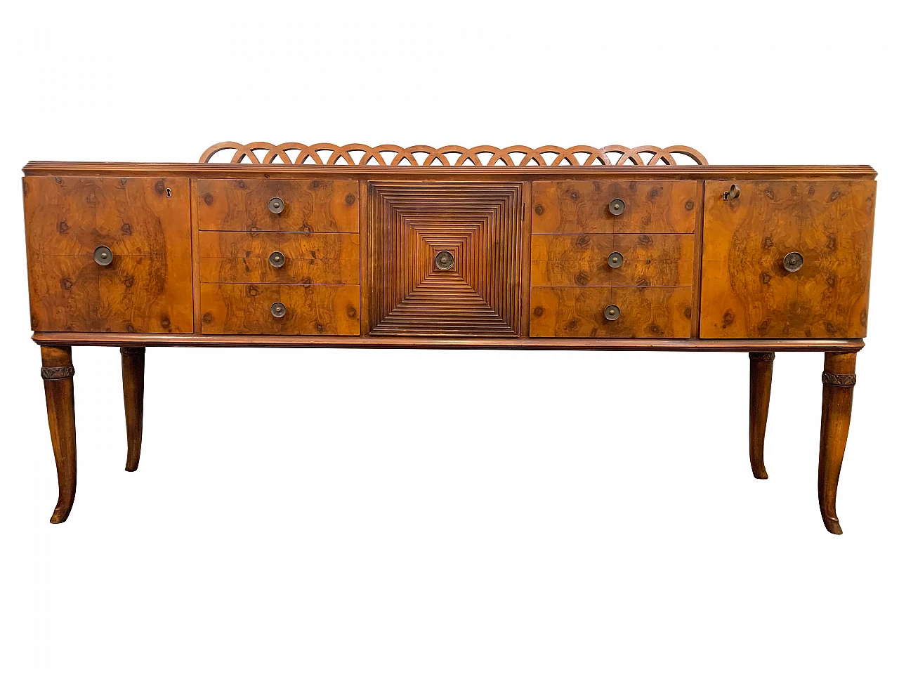 Mid-century Italian sideboard or credenza with drawers, Italy, 50s 1107240