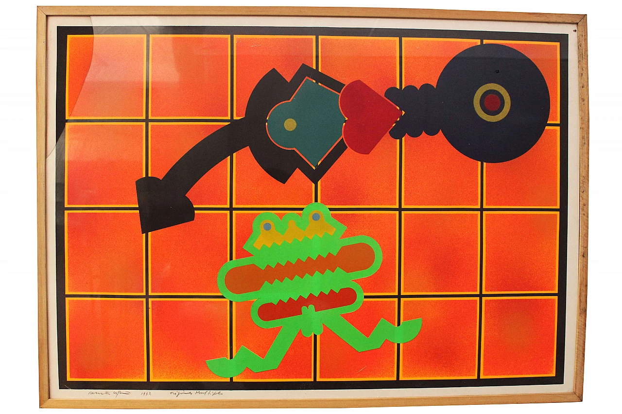 Prima prova per stampa multipla di Renato Volpini, Milano, 1972 1107303