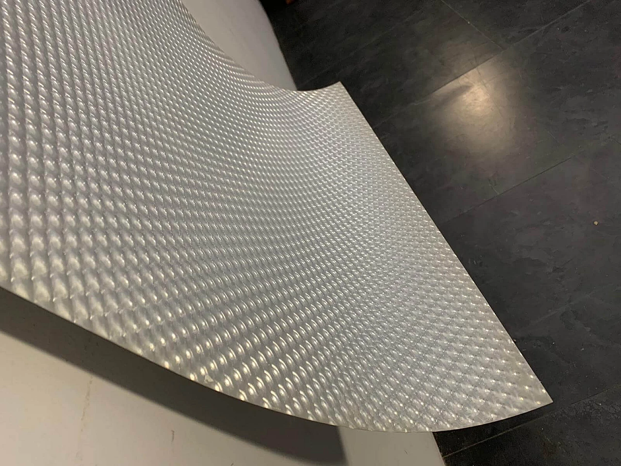 Set di 10 pannelli optical Chromeflex ditta Seal Pruff Italiana, anni 70 1108120