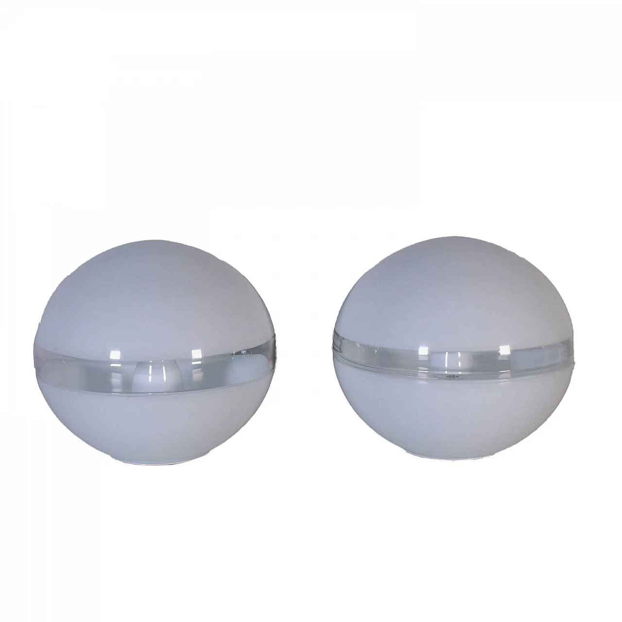 Pair of glass table lamps, 1970s 1108632