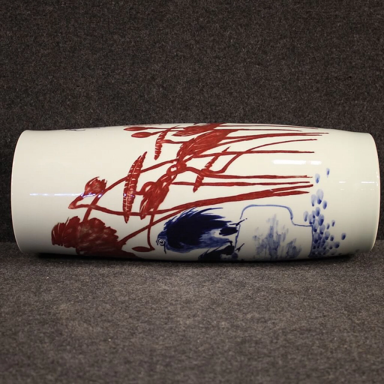 Chinese ceramic vase with landscape 1108810