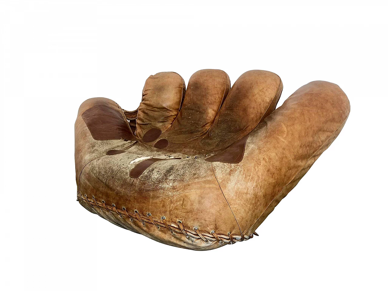 Poltrona Joe in pelle di De Pas D'Urbino e Lomazzi per Poltronova, anni '70 1108934