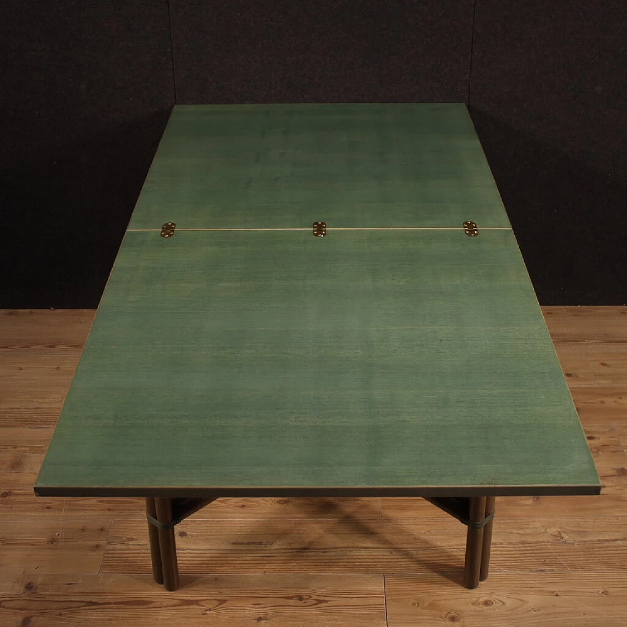 Tavolo allungabile italiano di design in legno esotico 1109439