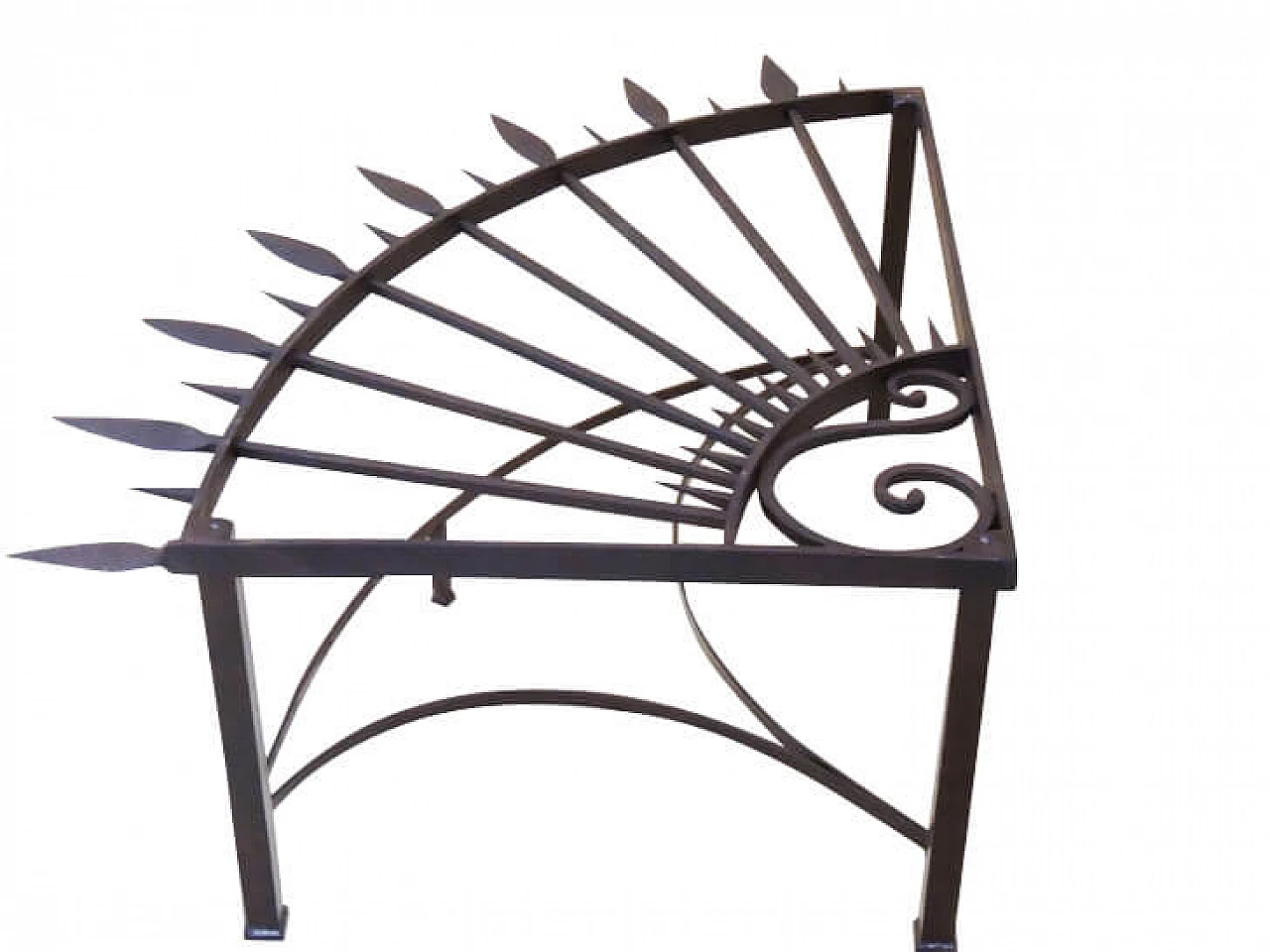 Tavolino da divano con lance, fine '800 1109640