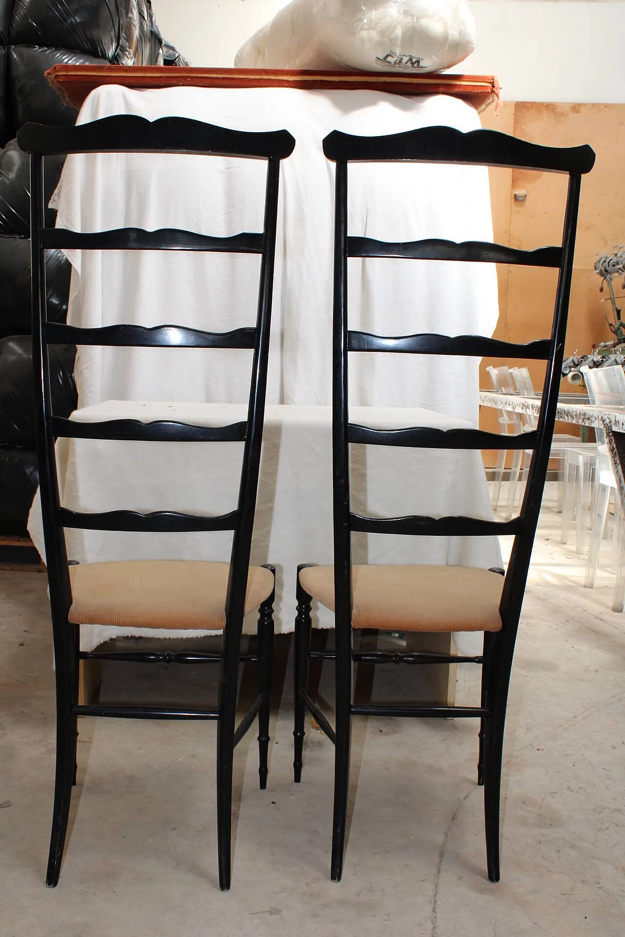Pair of Chiavarine chairs, 1950s 1109704