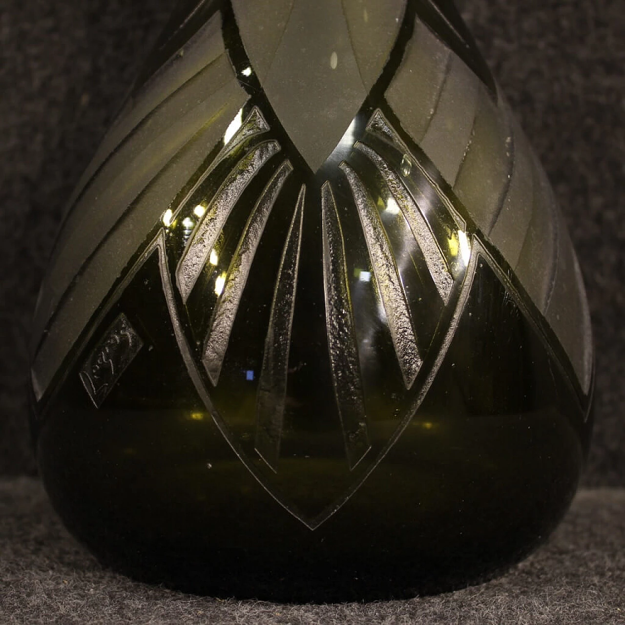French Legras glass vase 1109904
