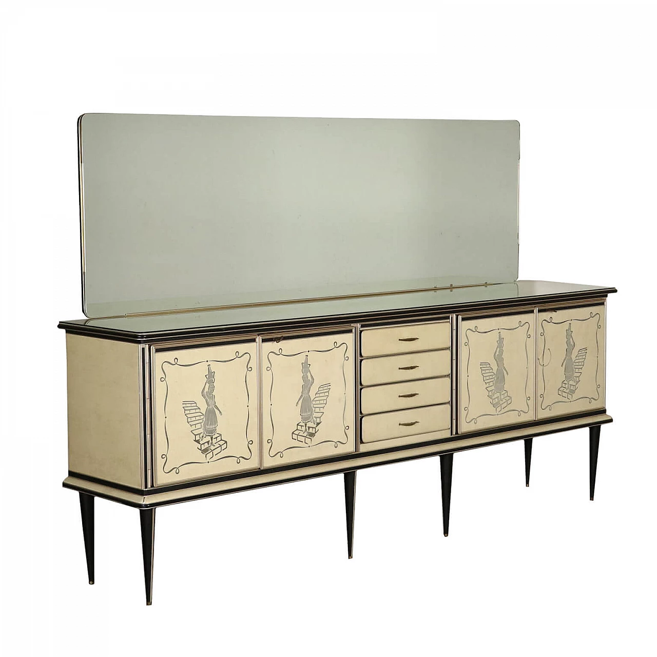 Mobile da sala con specchio di Umberto Mascagni 1110242