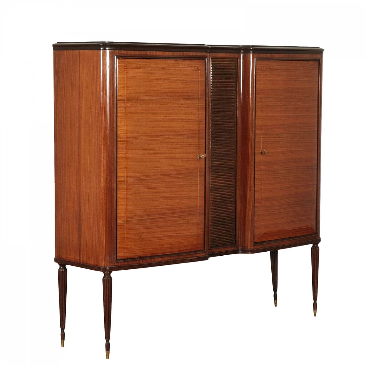 Rosewood cabinet with marble top, 1950s 1110471