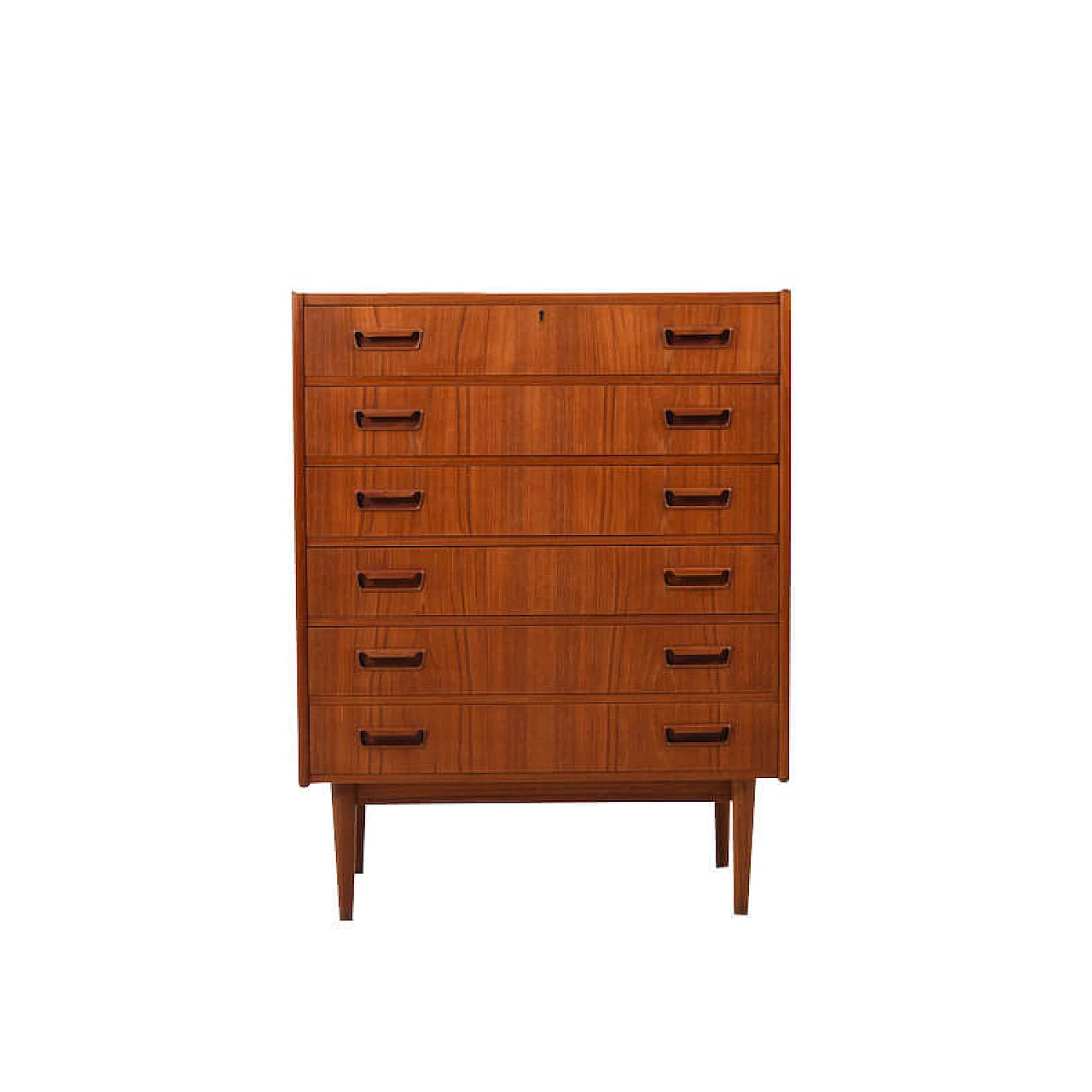 Danish high chest of drawer in teak by Arne Wahl Iversen 1110573