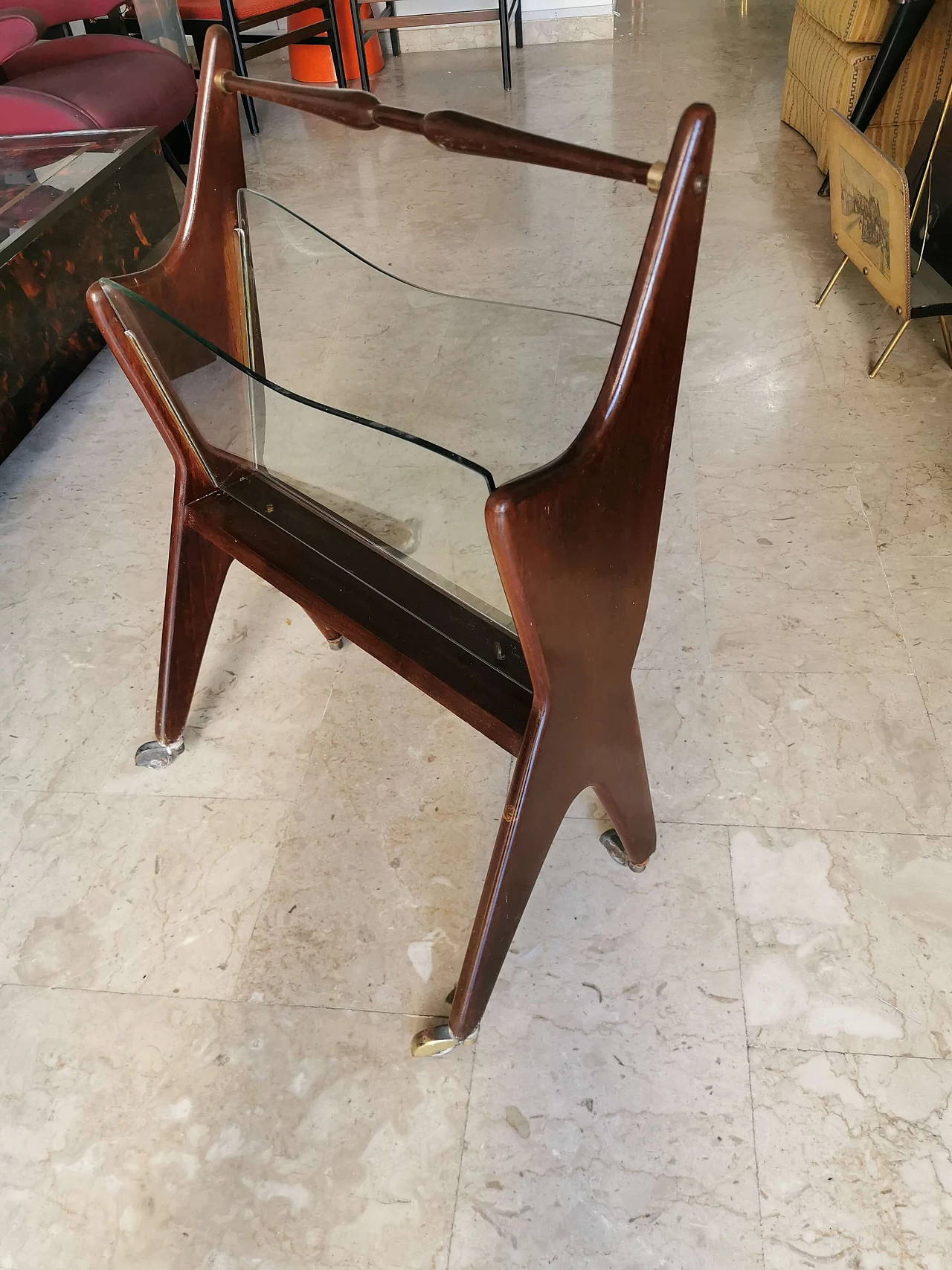 Magazine rack by Cesare Lacca, 1950s 1110713