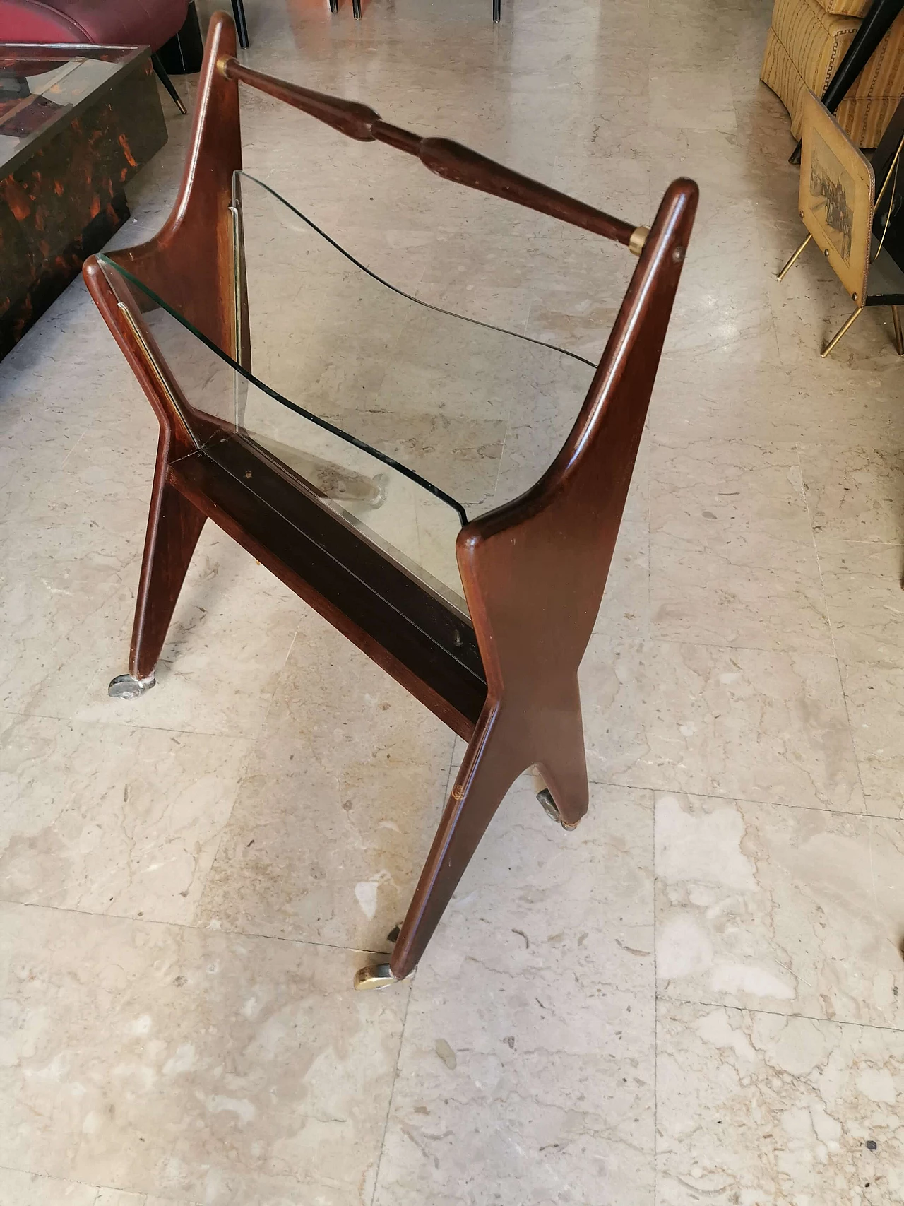 Magazine rack by Cesare Lacca, 1950s 1110717