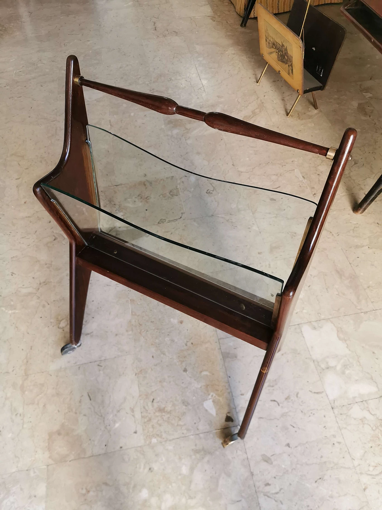 Magazine rack by Cesare Lacca, 1950s 1110718