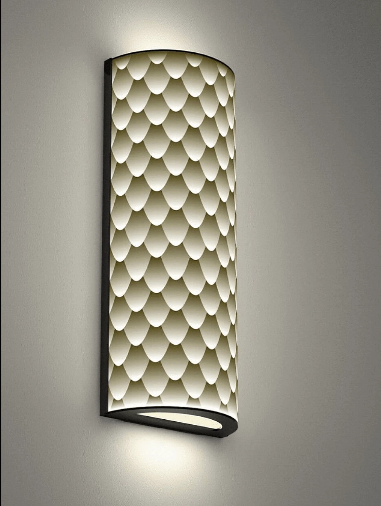 Plexiglas wall lamp grey, 2000 1111873