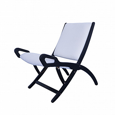 Ninfea folding armchair by Gio Ponti for Reguitti, with label