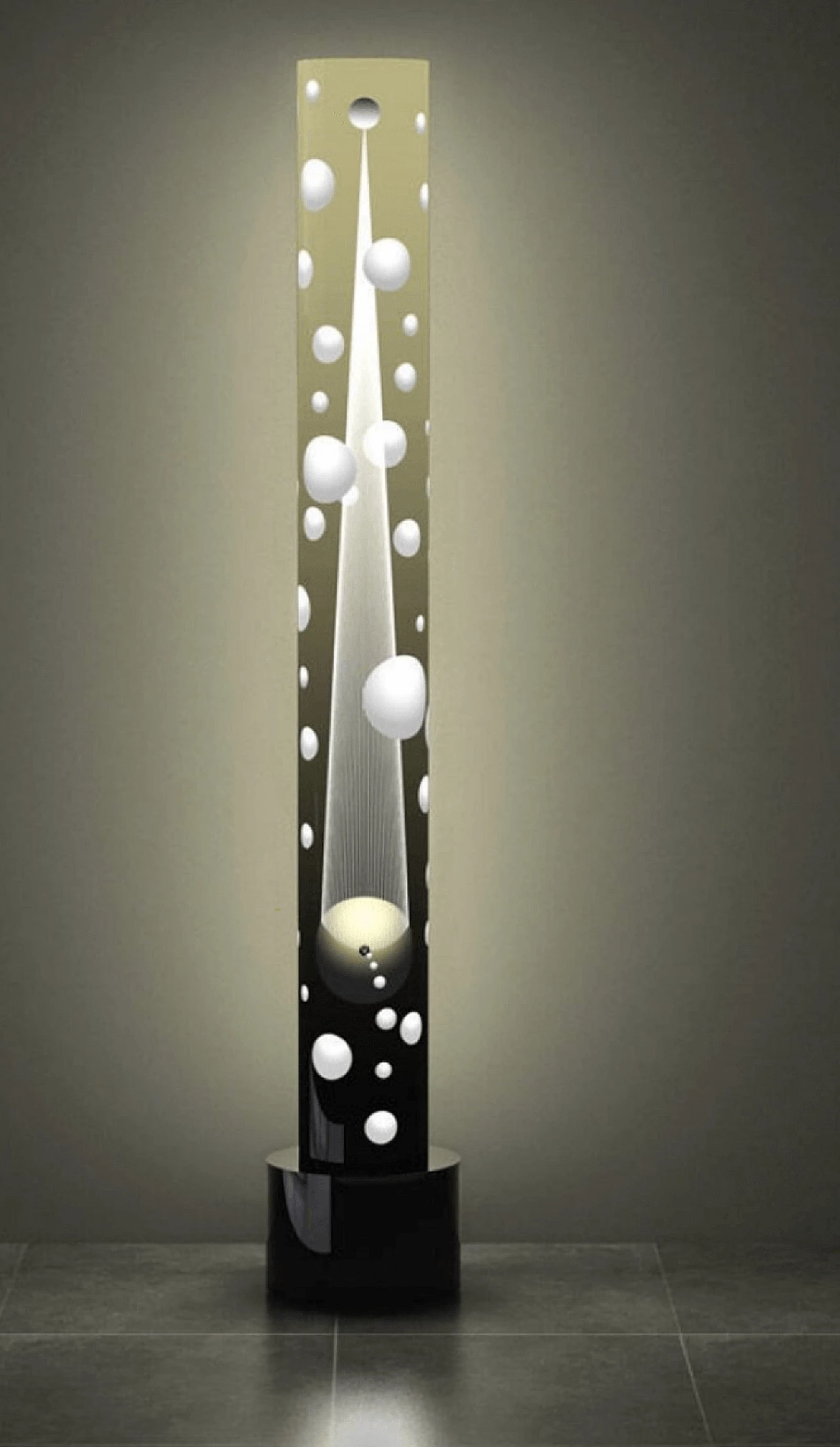 Lampada da terra in plexiglass, 2000 1111957