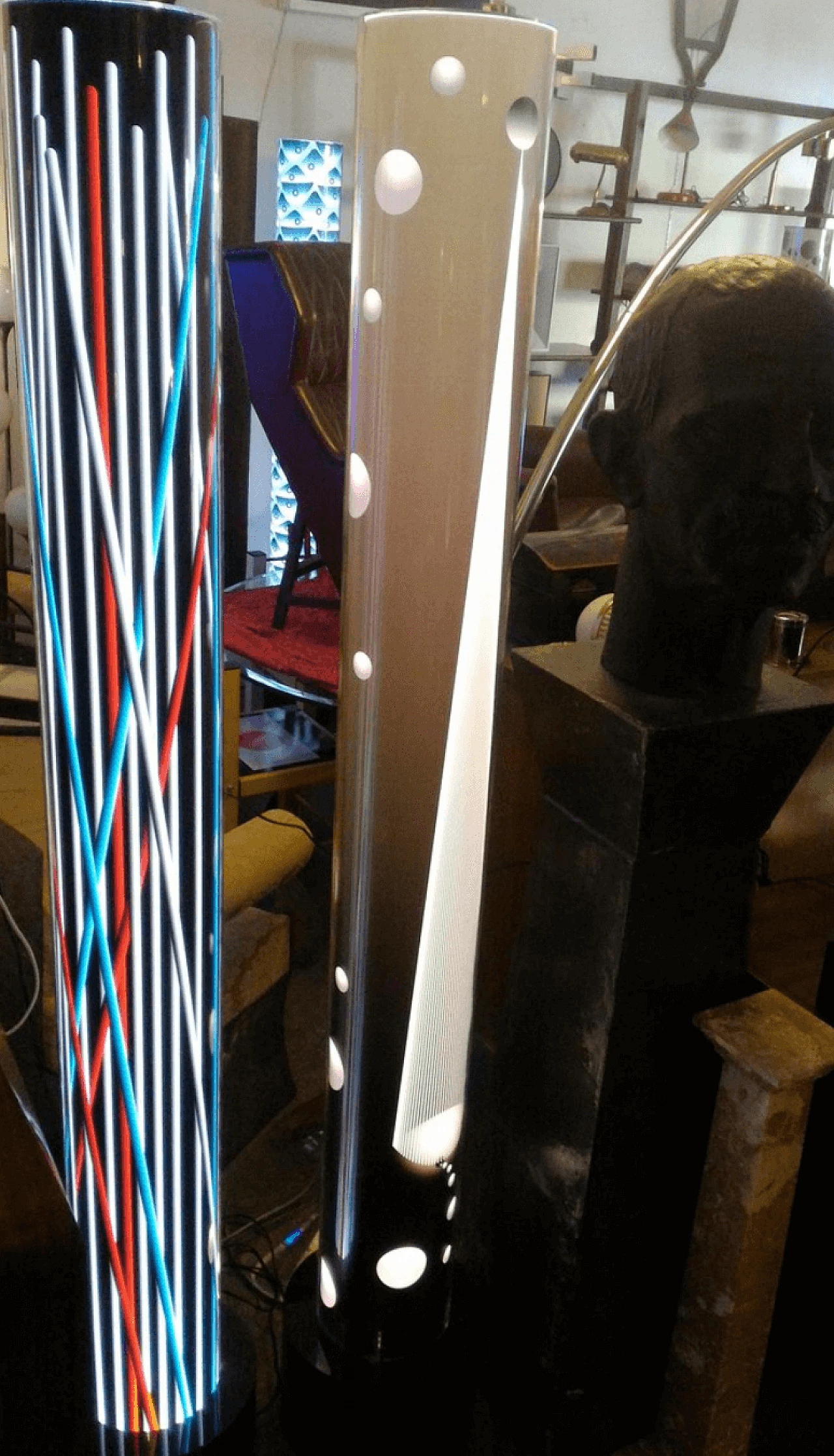 Lampada da terra in plexiglass, 2000 1111959