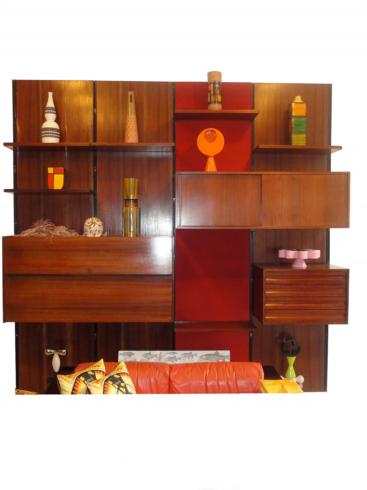 E22 series bookcase by Osvaldo Borsani for Tecno, 1960s 1112426