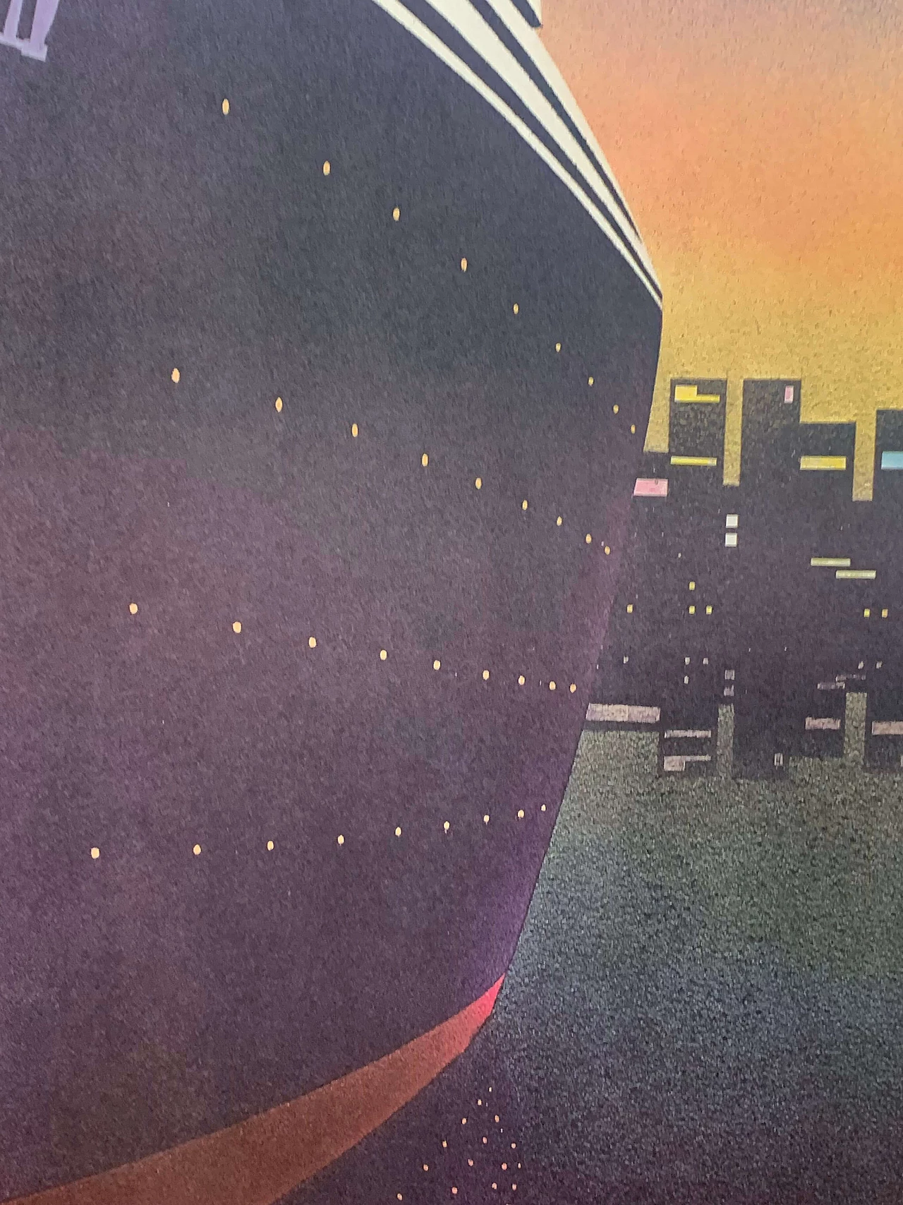 Transatlantic cruise poster by Keith Tirrell, USA, 70s 1112655