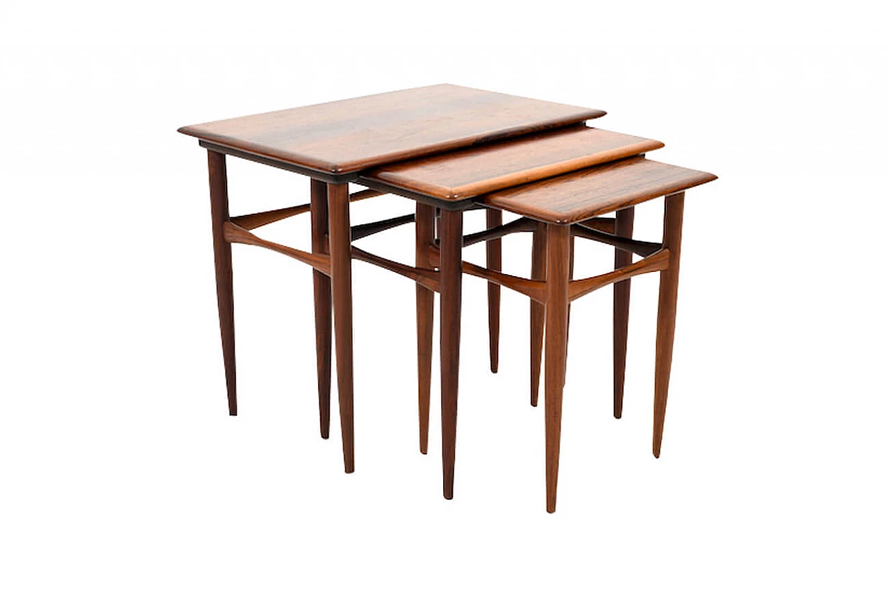 Tavolini a nido danesi di Kai Kristiansen per Skovmand & Andersen 1113357