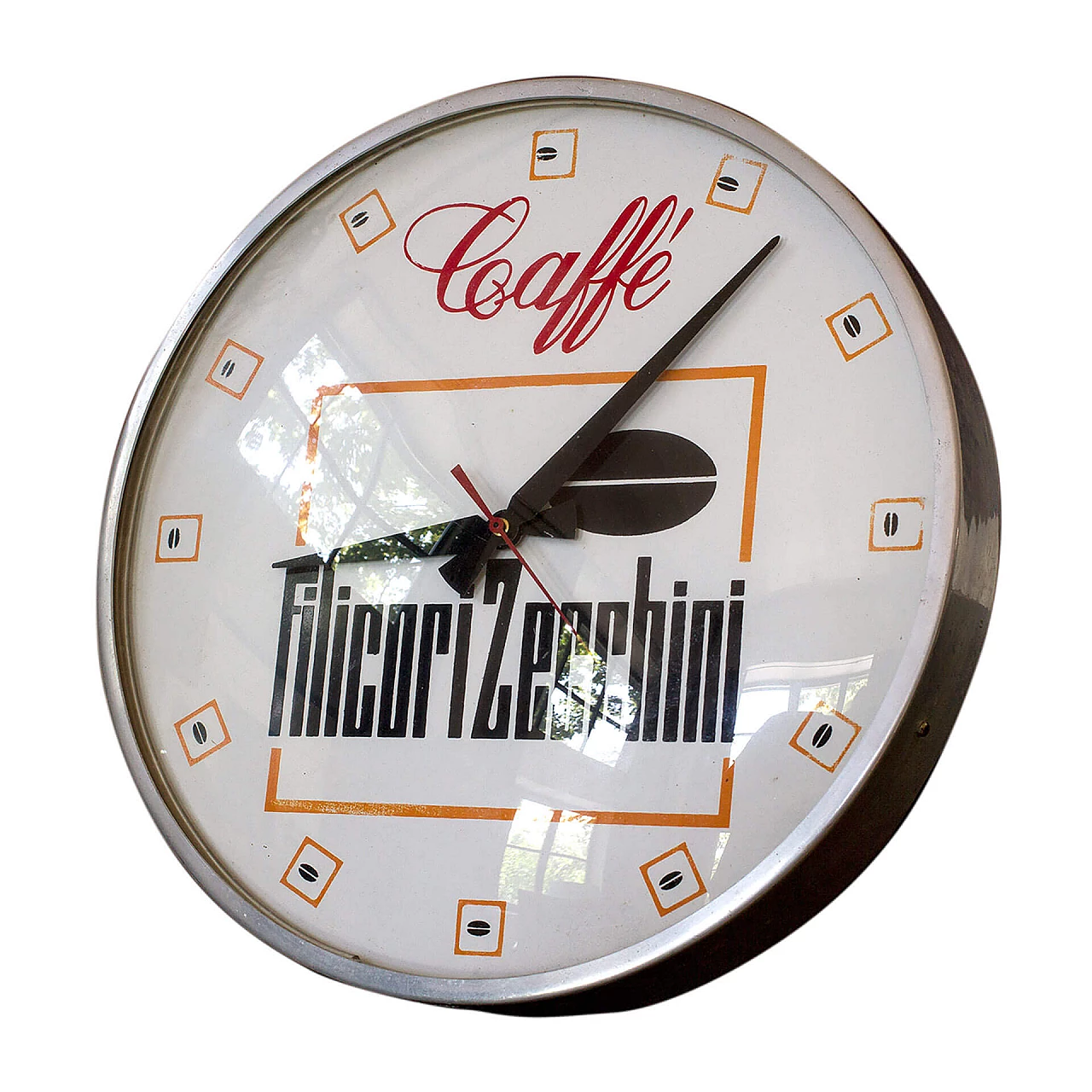 Wall clock from Filicori e Zecchini dairy, Italy, '60s or '70s 1114153