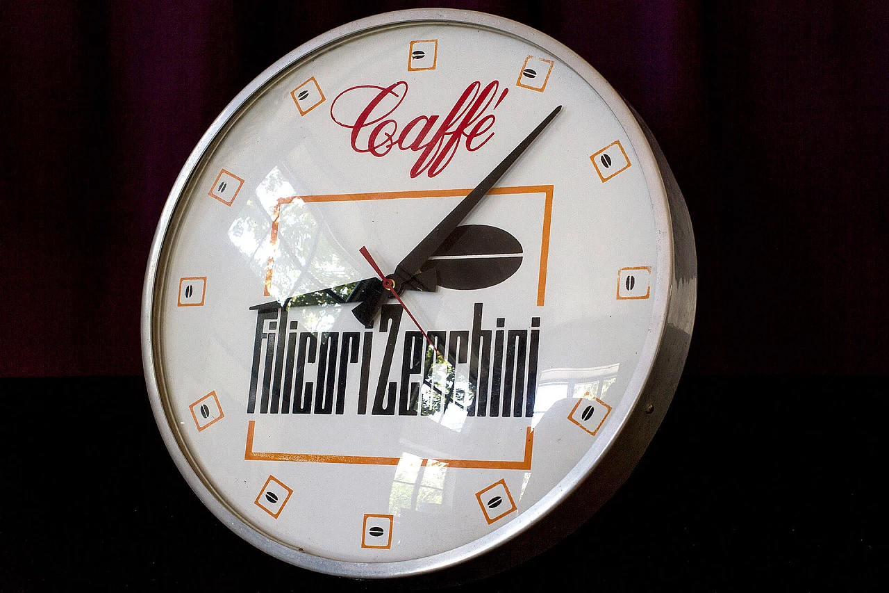Wall clock from Filicori e Zecchini dairy, Italy, '60s or '70s 1114154