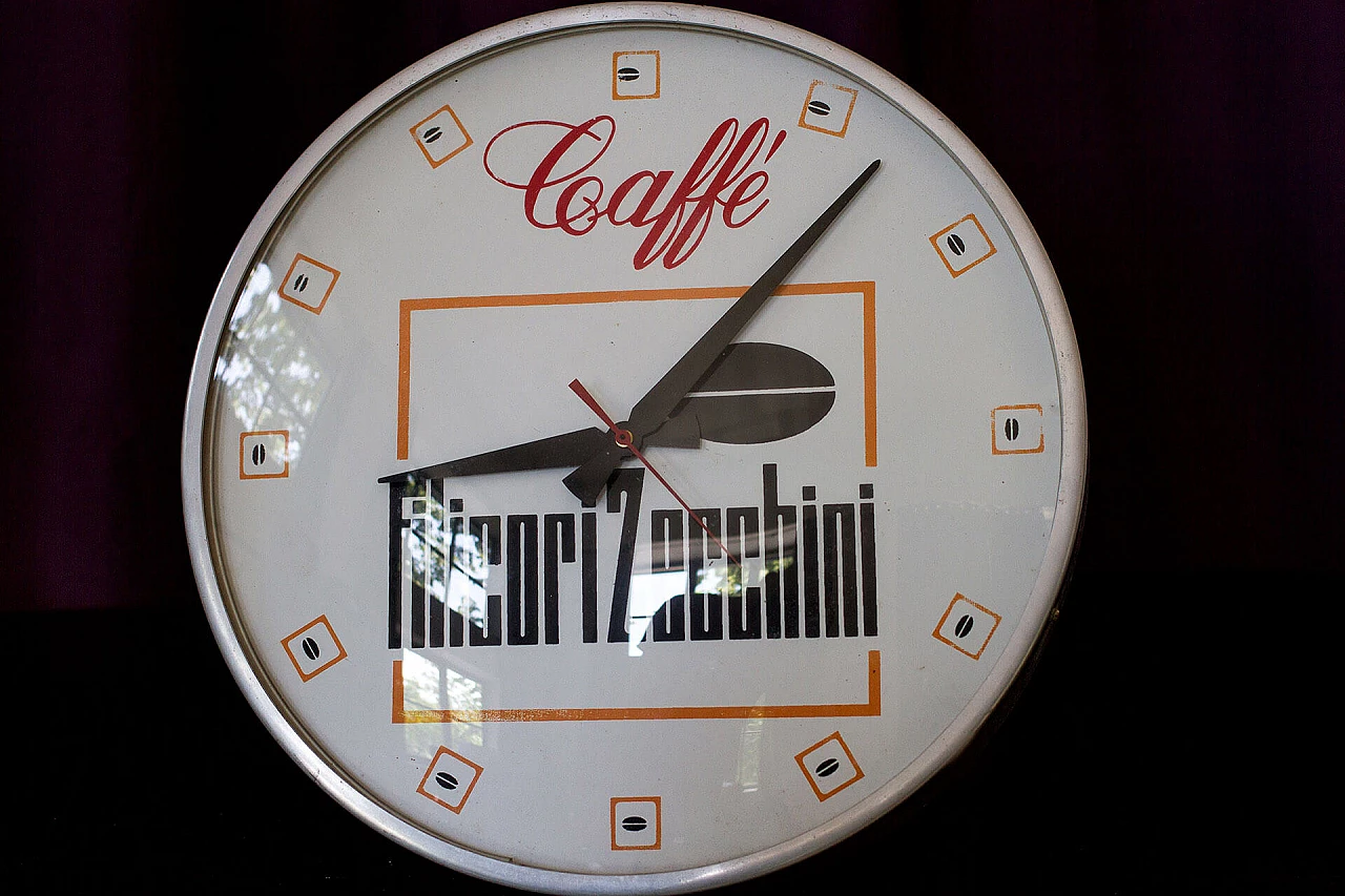 Wall clock from Filicori e Zecchini dairy, Italy, '60s or '70s 1114155