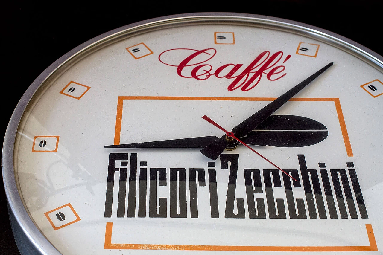 Wall clock from Filicori e Zecchini dairy, Italy, '60s or '70s 1114158