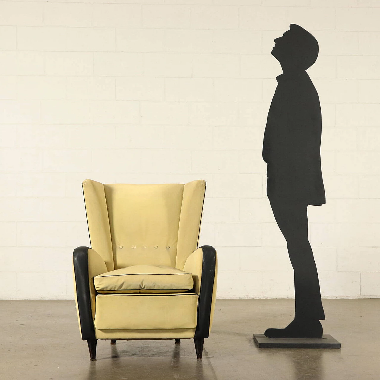 Italian manufacture armchair, 1950's 1114389