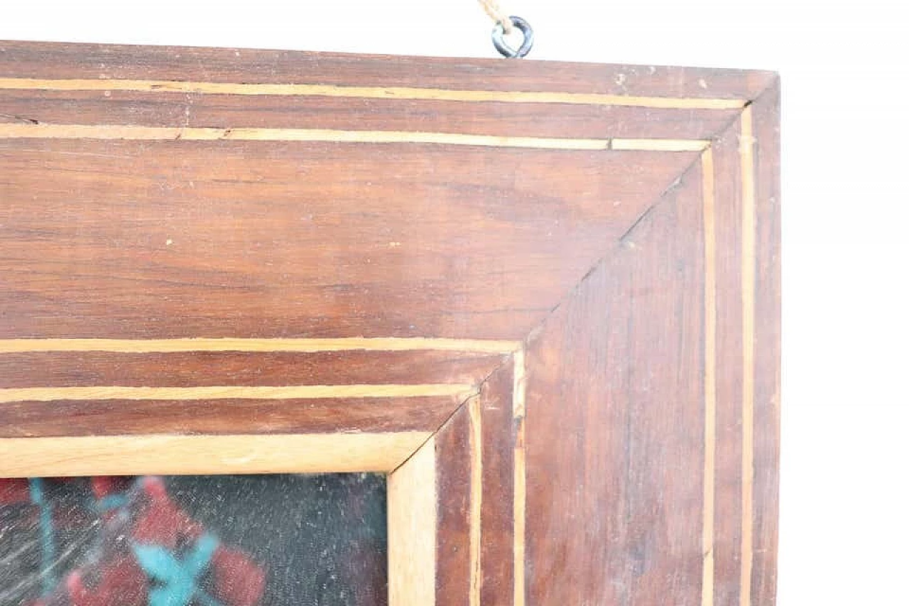 Specchio  in noce intarsiata Carlo X, sec. XIX 1114579