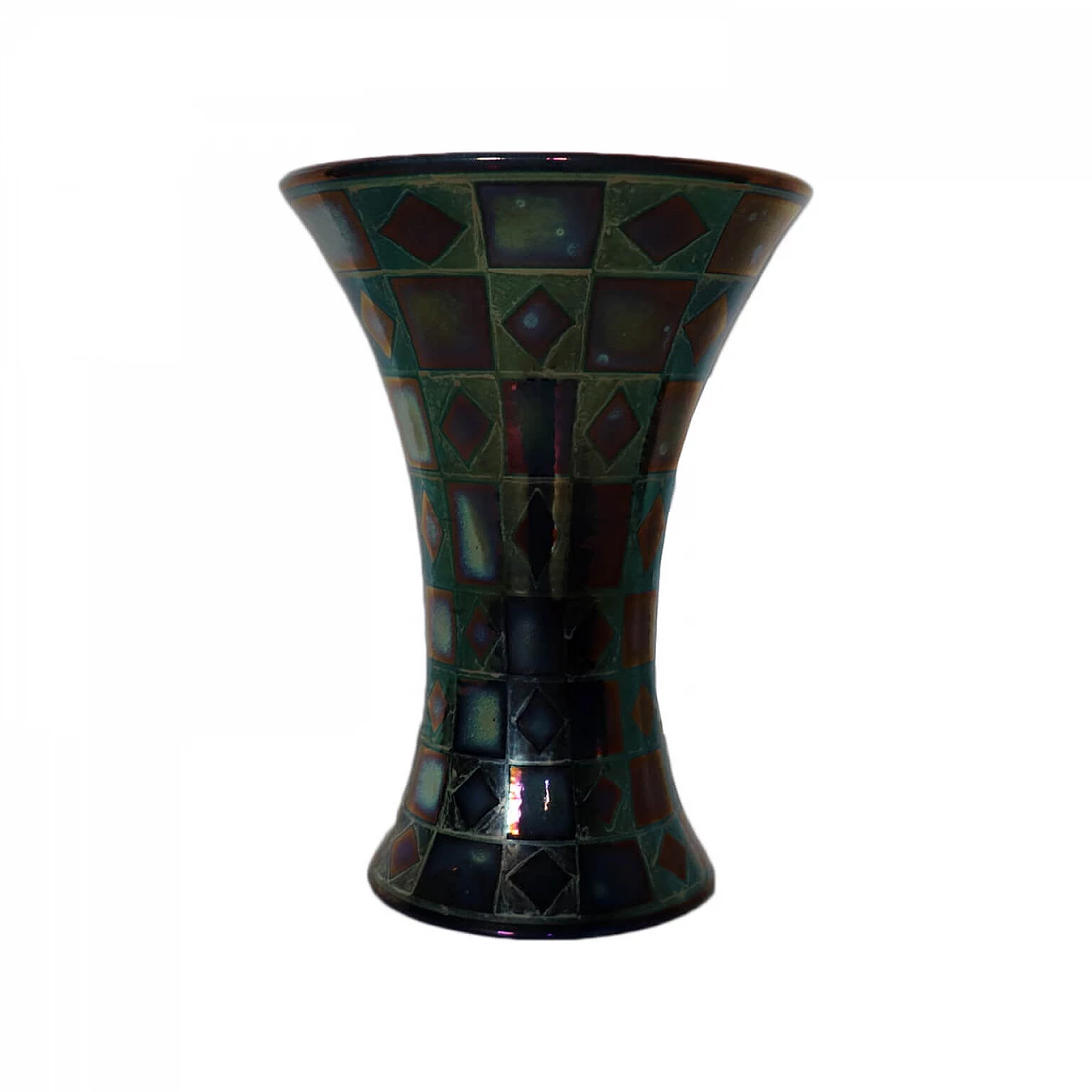 Vaso in ceramica invetriata di Corrado Corradi Dell'Acqua per Azucena 1115521