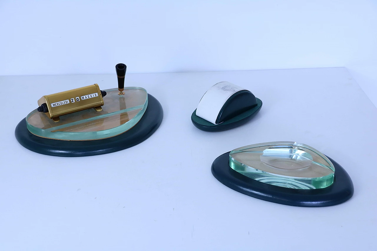 Desk set organizer by FontanaArte, 70s 1115598