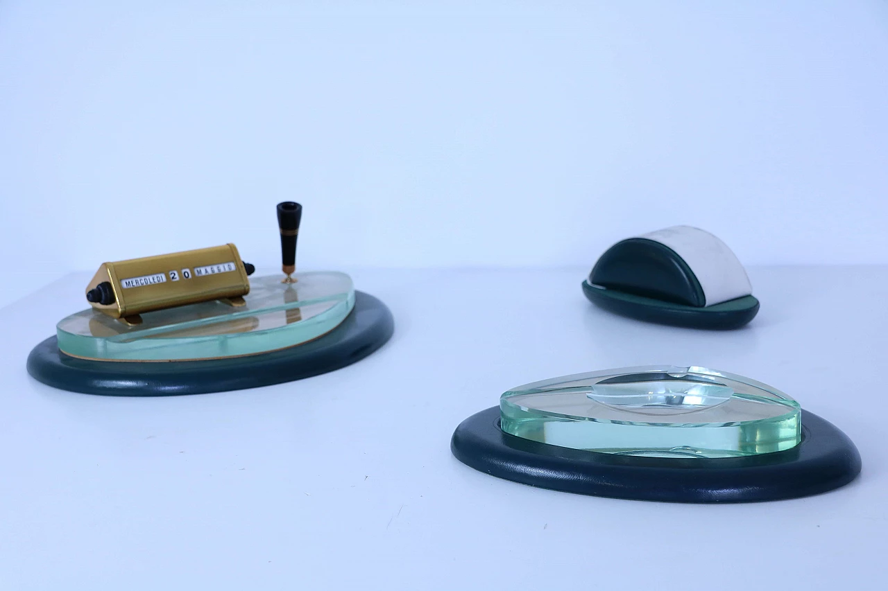 Desk set organizer by FontanaArte, 70s 1115600