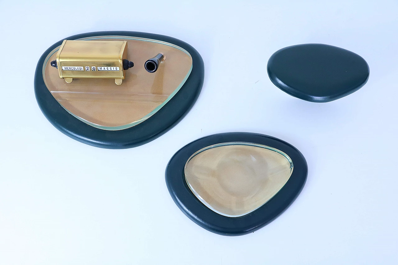 Desk set organizer by FontanaArte, 70s 1115611