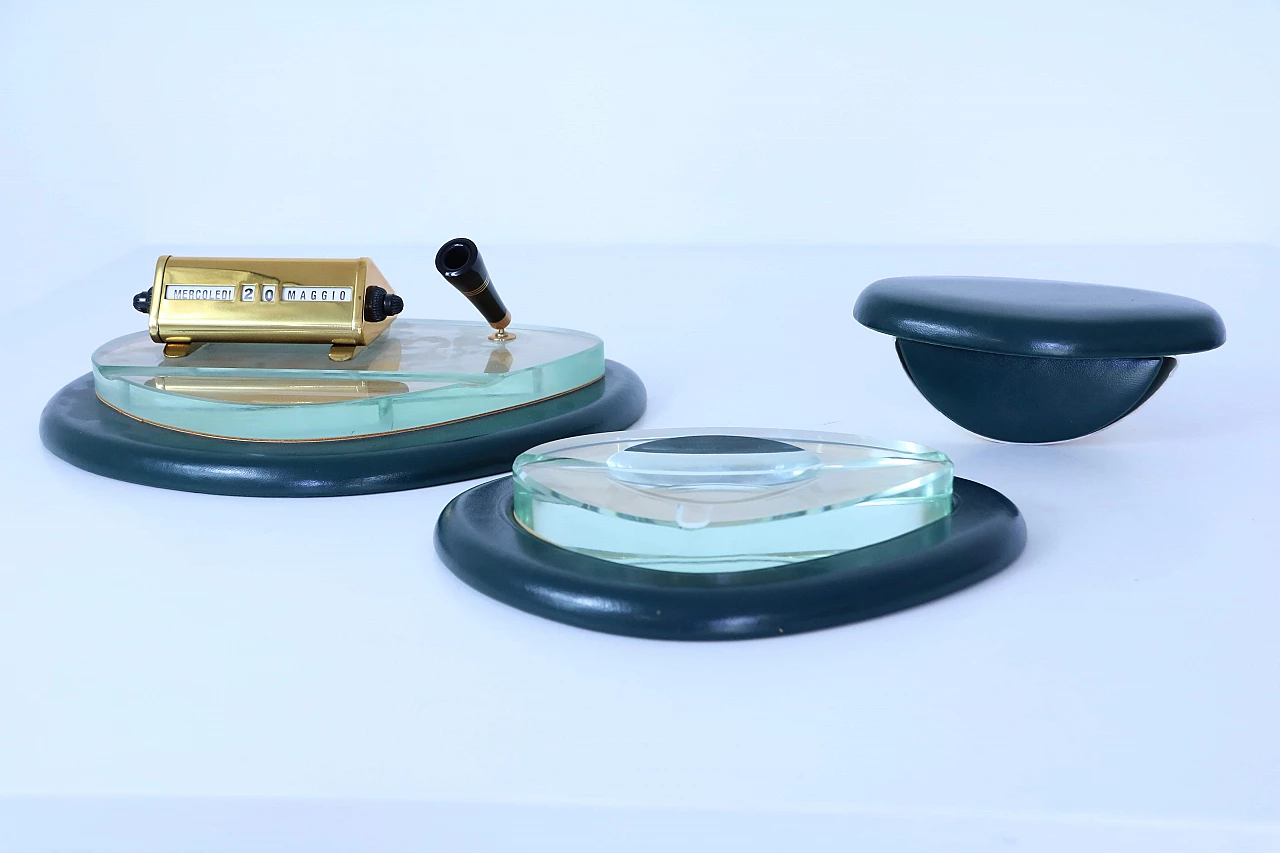 Desk set organizer by FontanaArte, 70s 1115612