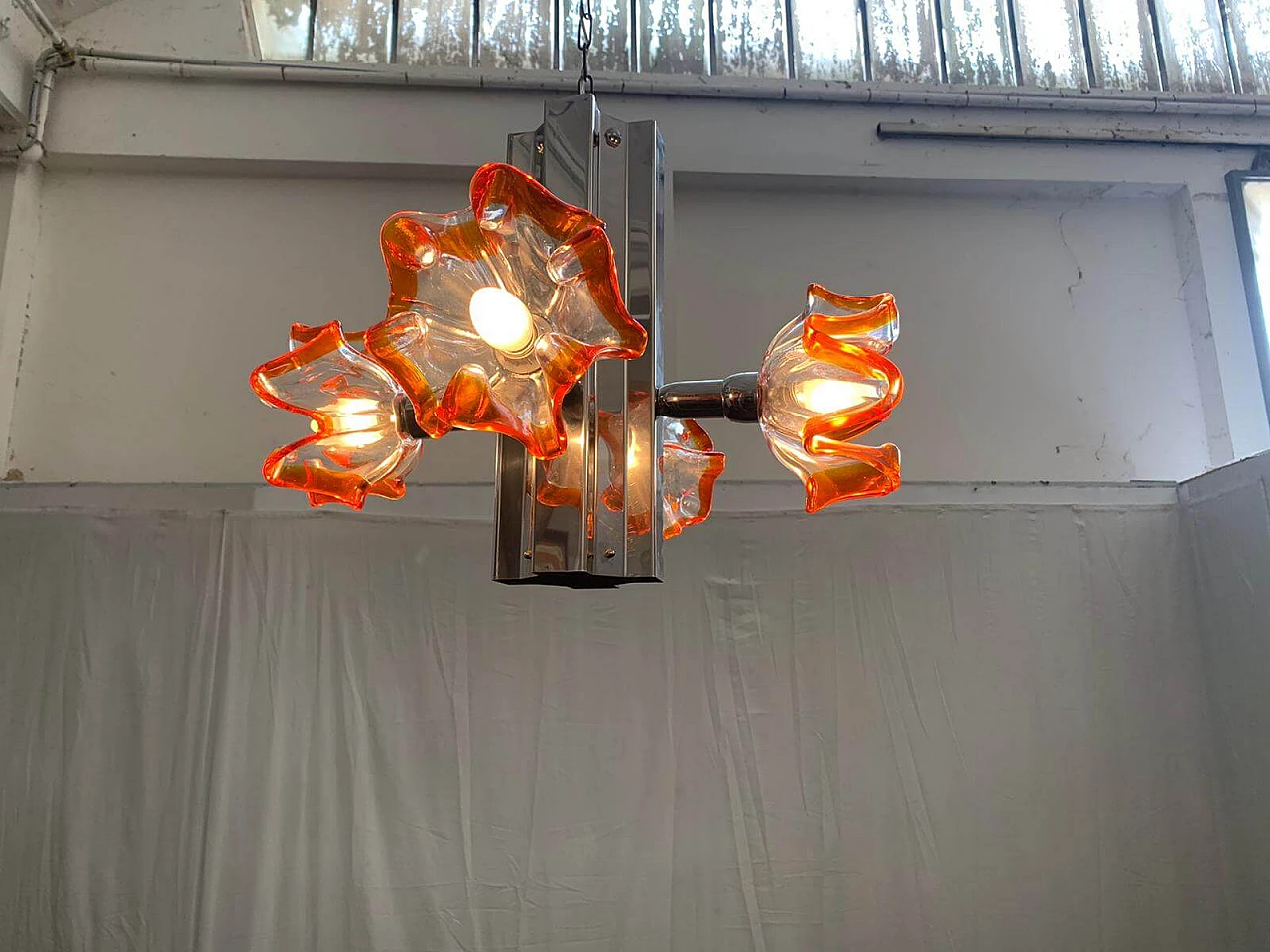 Ceiling Lamp from Mazzega, 1970s 1116126
