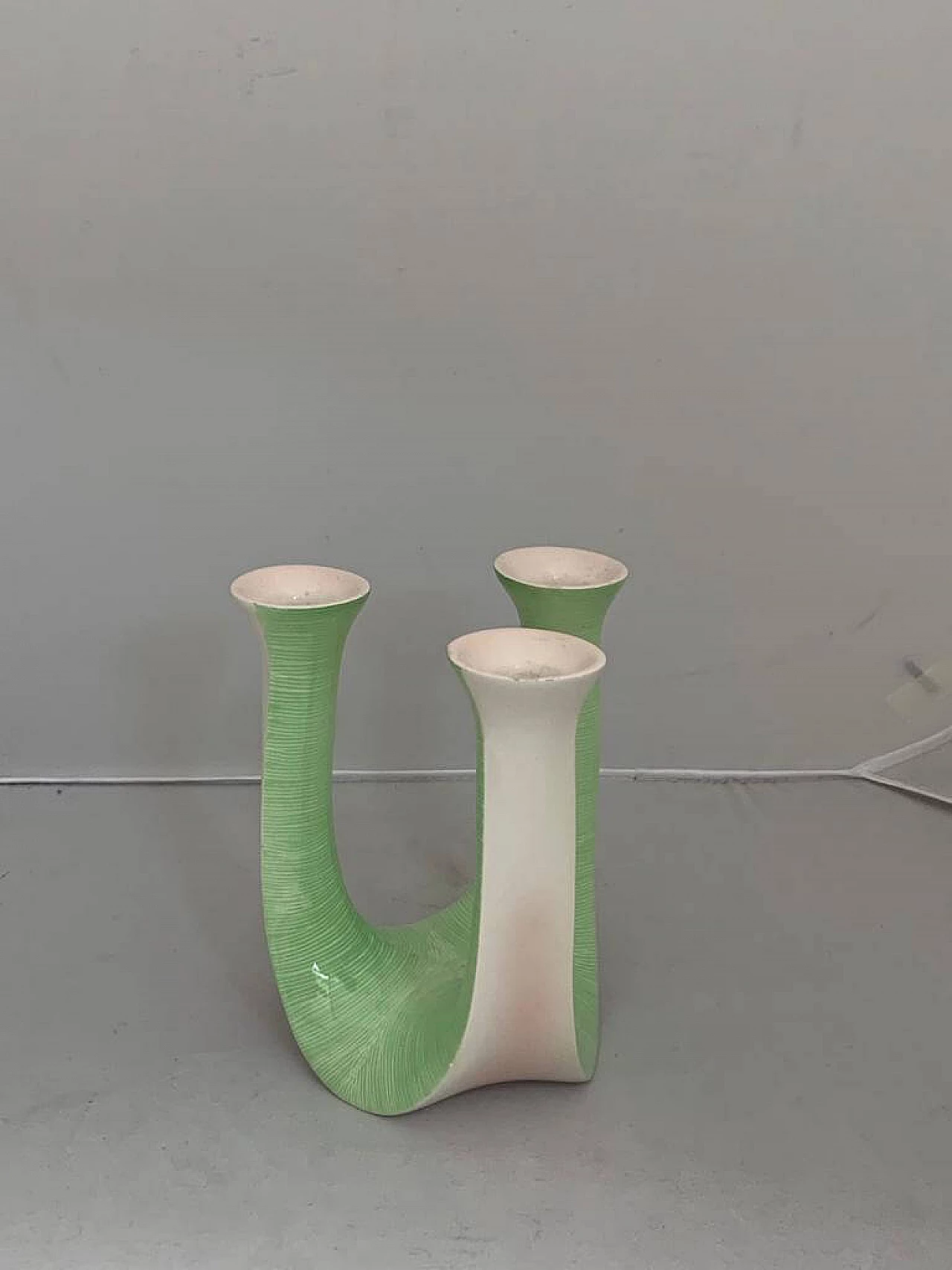 Candeliere italiano in ceramica di Vibi, anni '50 1116210
