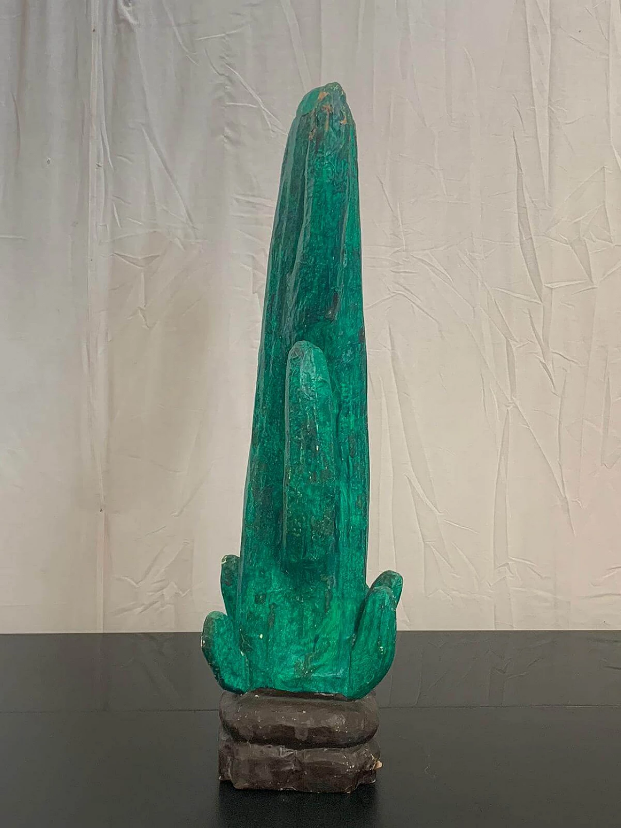 Papier mâché Cactus sculpture by Roy Roberts, 1970s 1116233