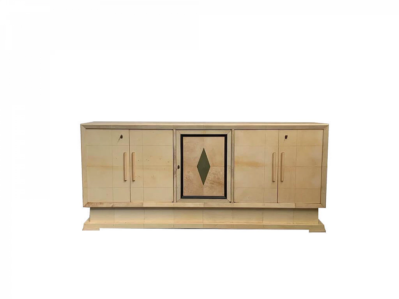 Art Deco Italian parchment sideboard, 1930s 1116355