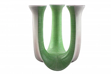 Italian ceramic candleholder by Vibi, 1950s