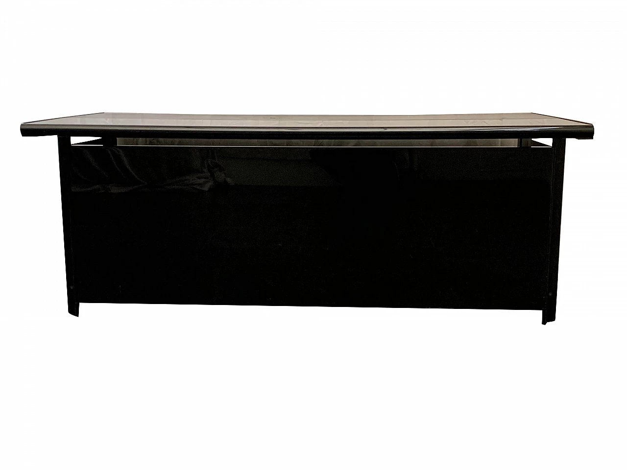 Lacquered desk with leather top by Kazuhide Takahama for Simon, 70s 1116412