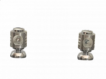 Coppia di lampade da tavolo Space Age, anni '70